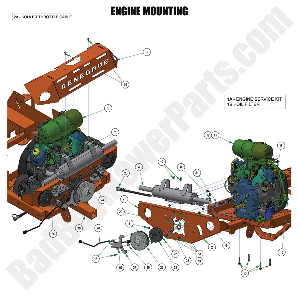 2024 Renegade - Gas - Engine - Kohler ECH980 EFI